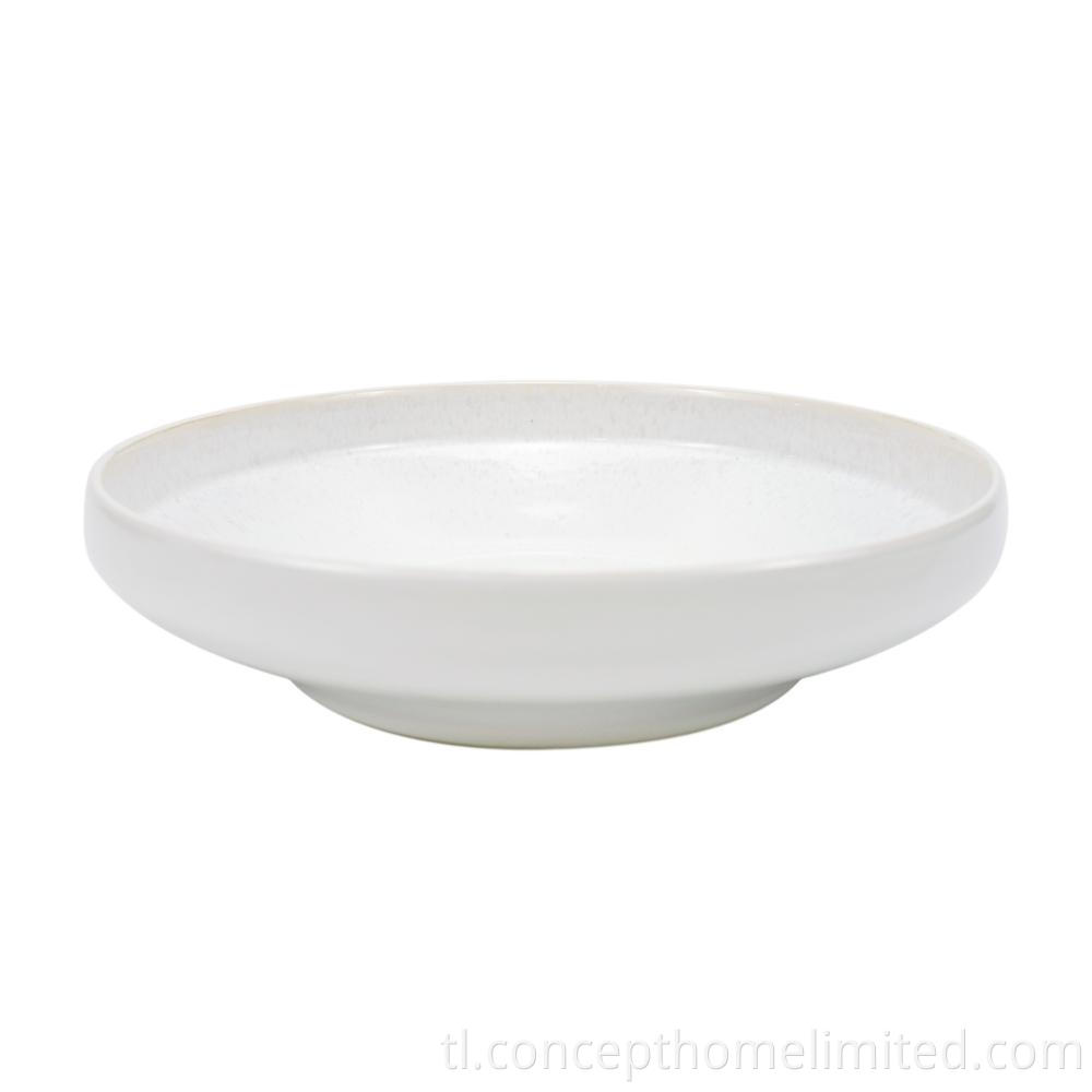 Reactive Glazed Stoneware Dinner Set In Creamy White Ch22067 G04 8
